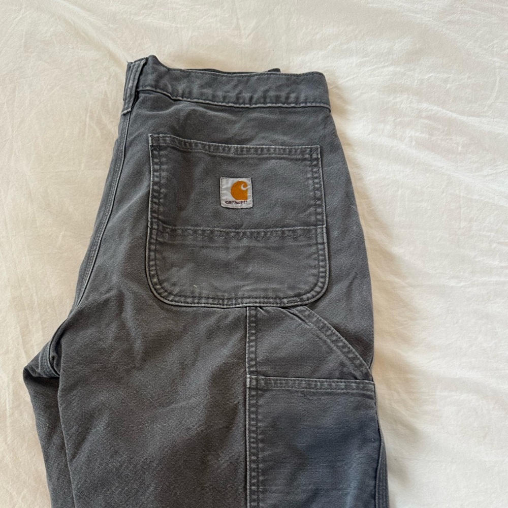 31 X 34 Carhartt Grey Work Pants